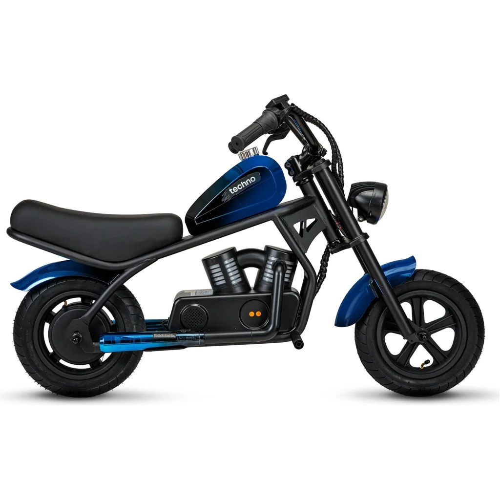 Электомотоцикл детский 180 Вт Techno ES-60 Blue-Black EU