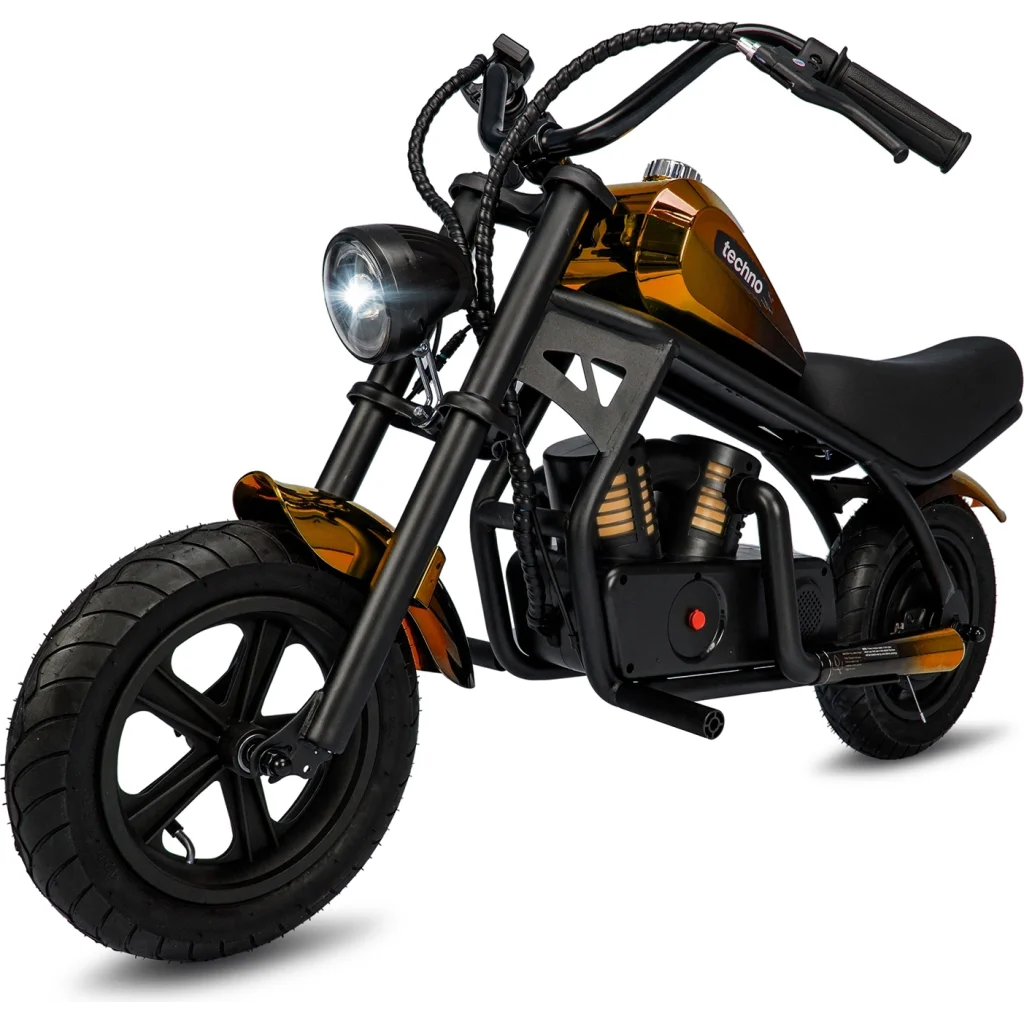 Електомотоцикл дитячий 180 Вт Techno ES-60 Orange-Black EU
