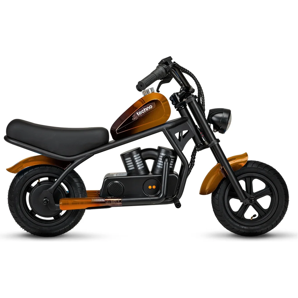 Електомотоцикл дитячий 180 Вт Techno ES-60 Orange-Black EU