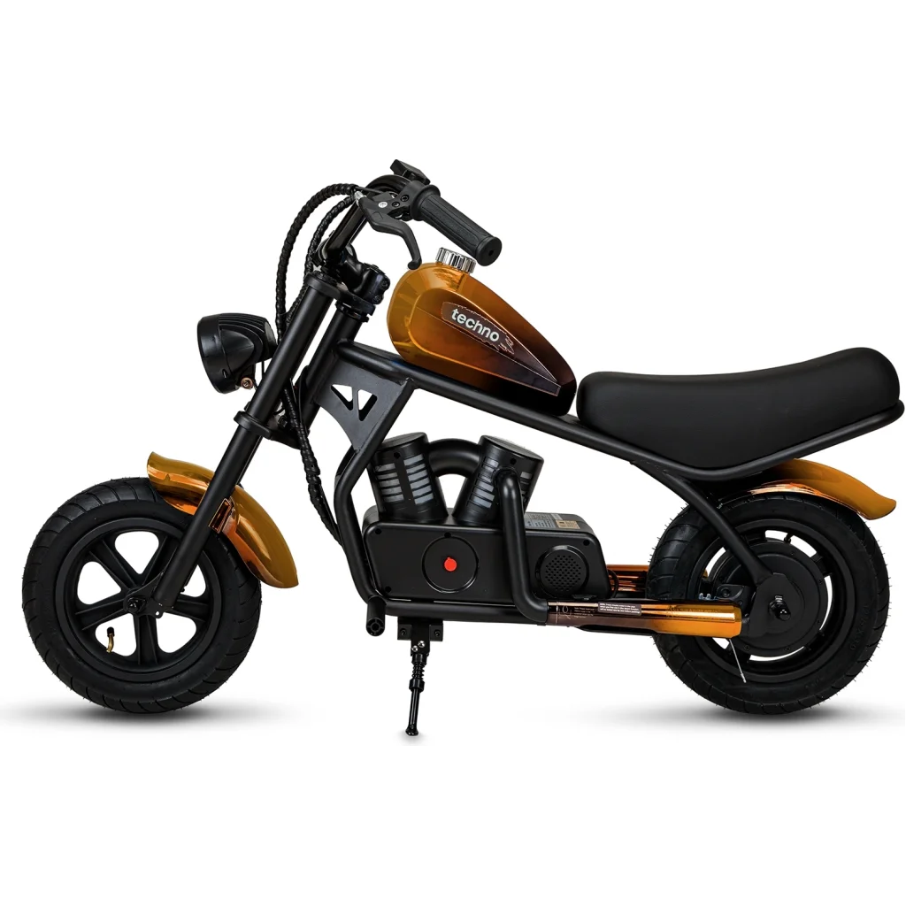 Електомотоцикл дитячий 180 Вт Techno ES-60 Orange-Black EU
