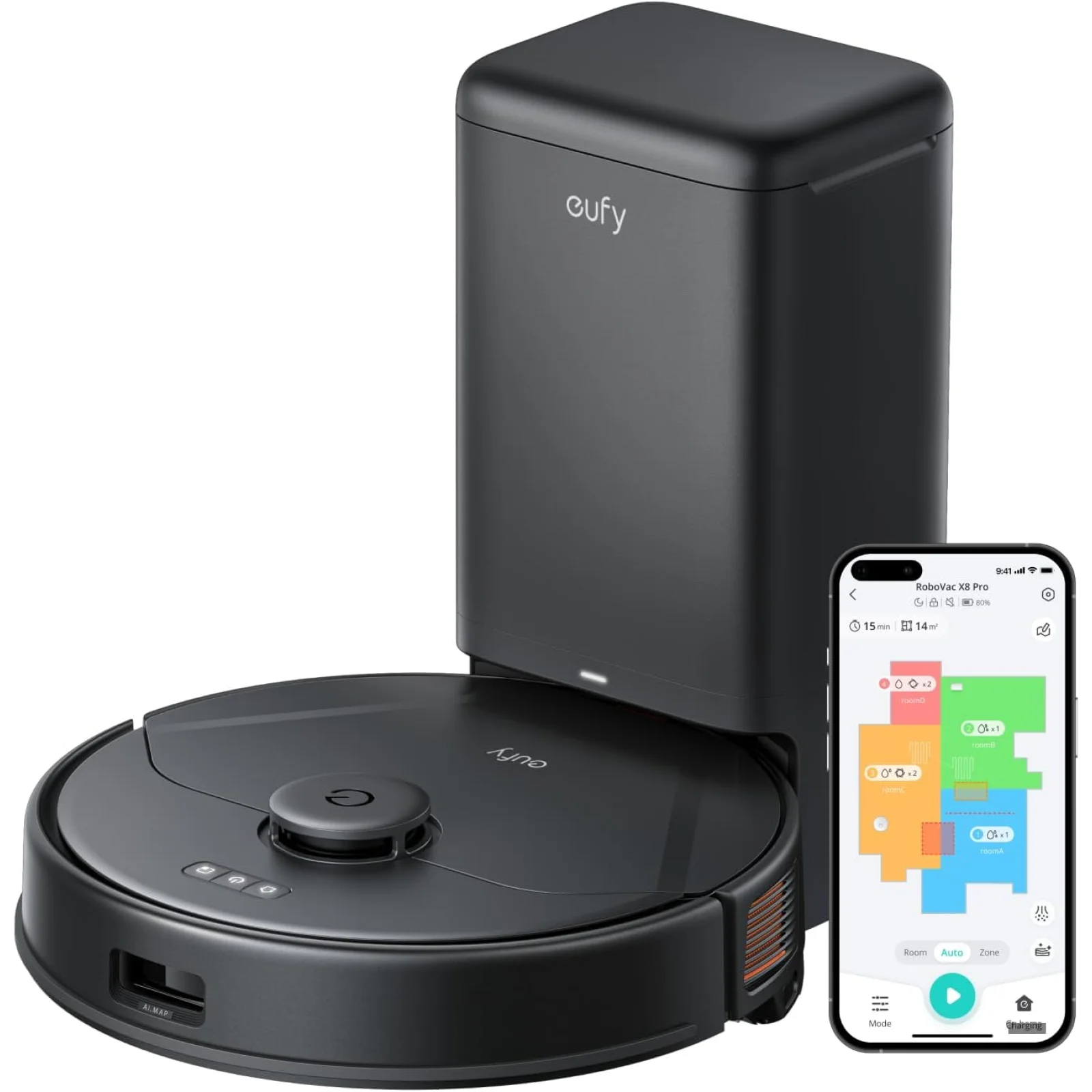 Робот-пылесос Eufy RoboVac X8 Pro Black T2276