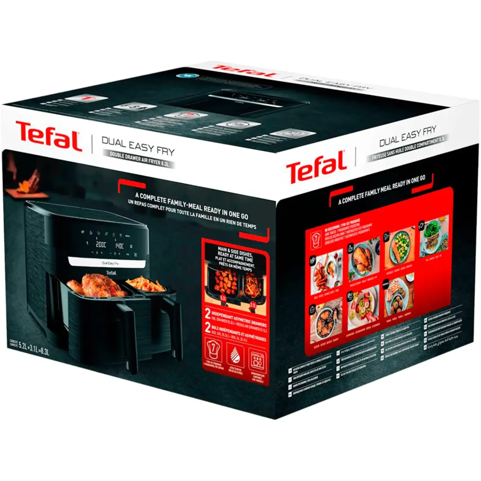 Мультипіч Tefal Dual Easy Fry EY901N10