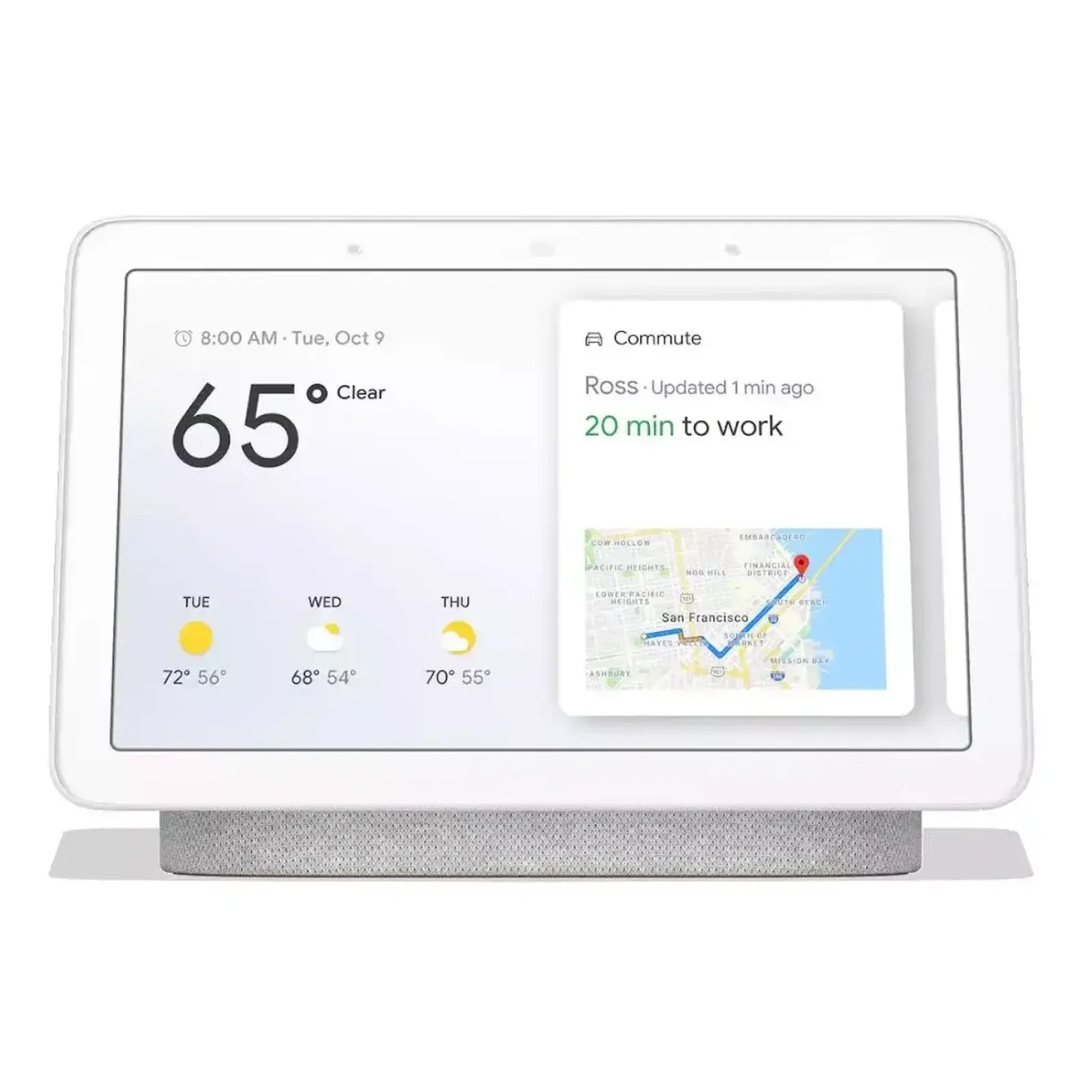 Контролер для розумного будинку Google Nest Hub (GA00516-EU)
