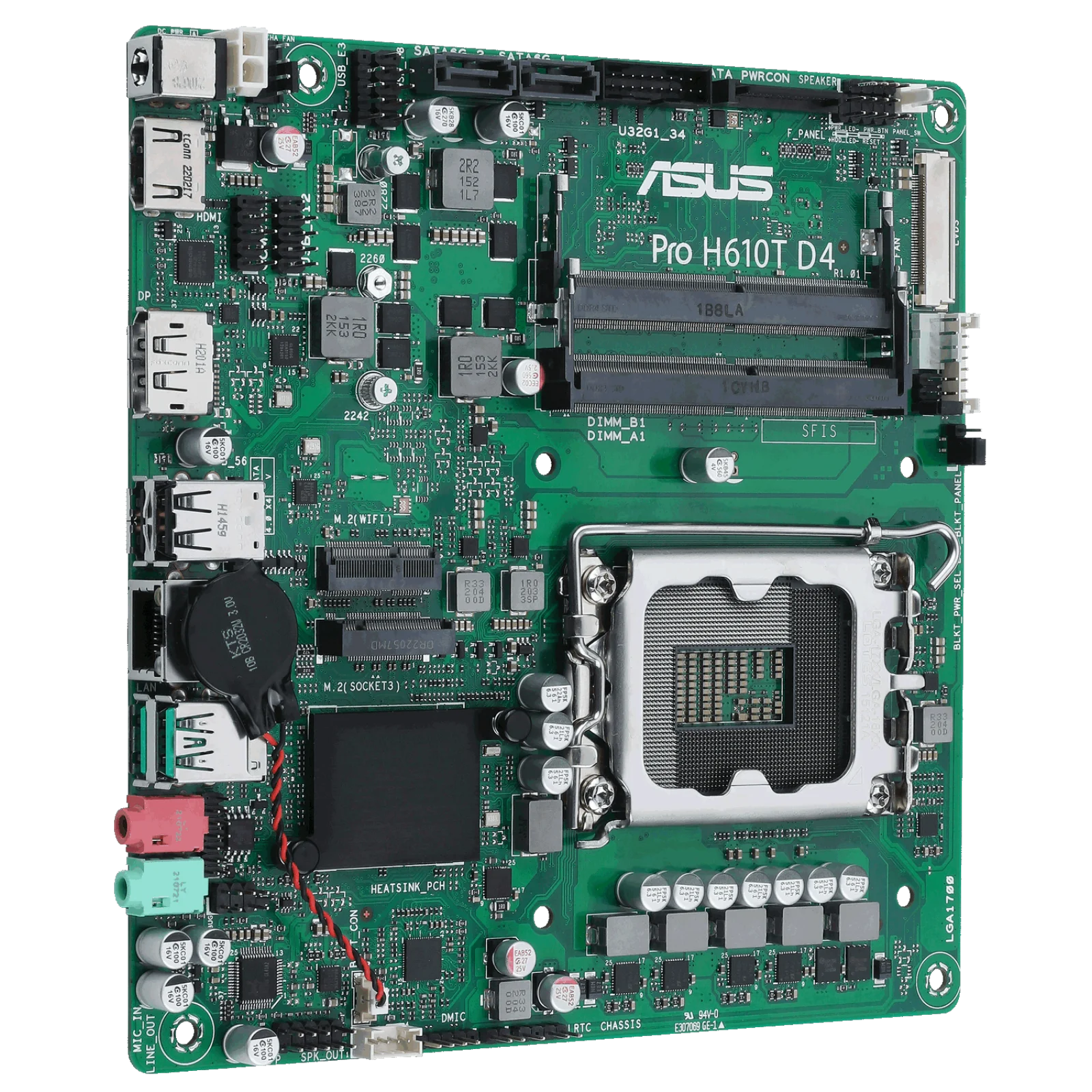 Материнська плата Asus Pro H610T D4-CSM Socket 1700 UA