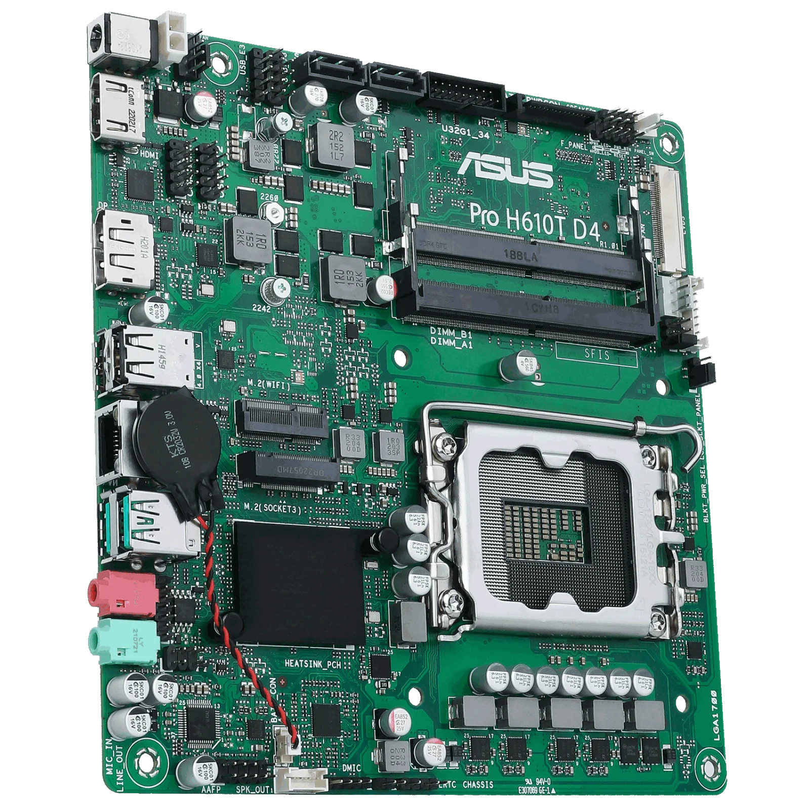 Материнська плата Asus Pro H610T D4-CSM Socket 1700 UA