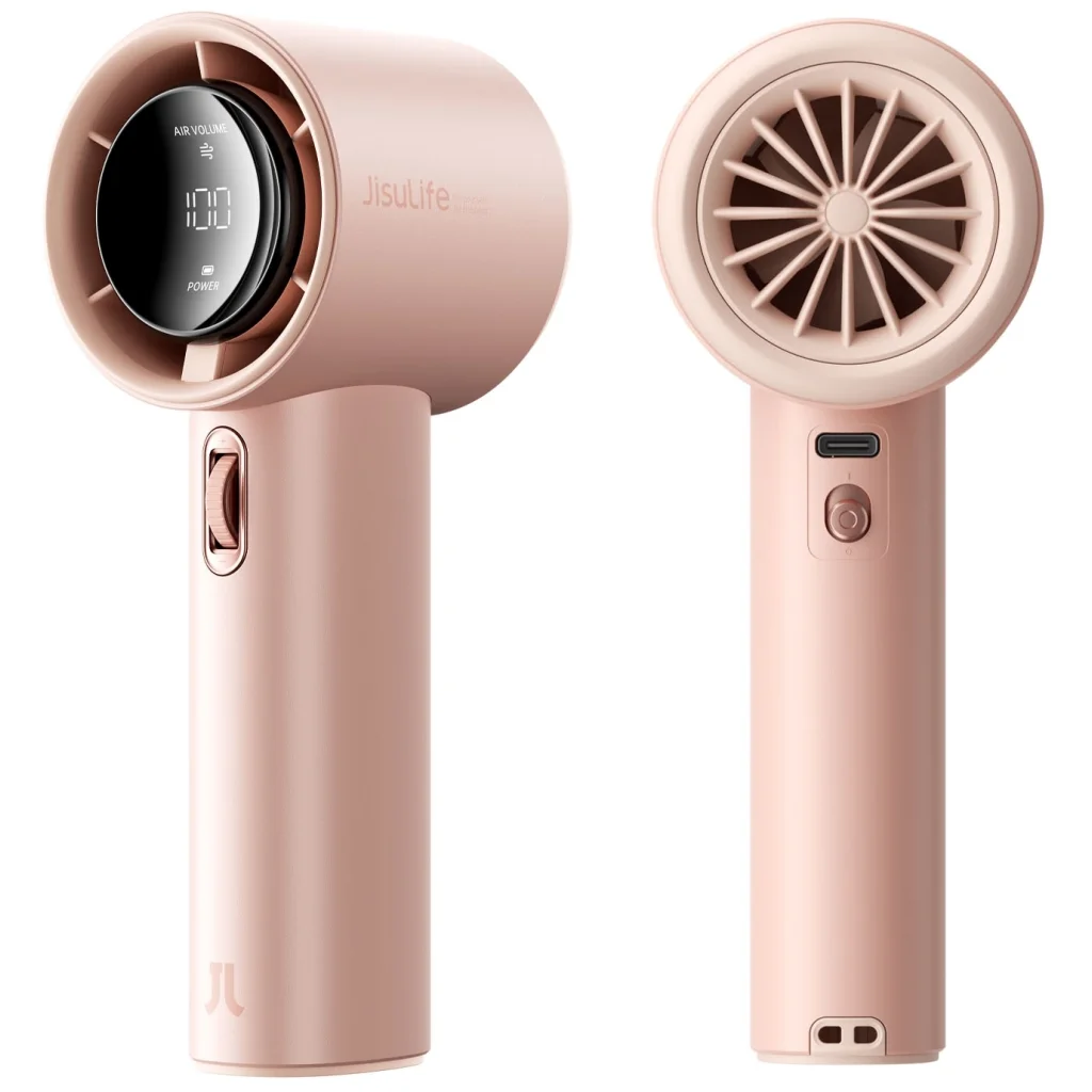 Вентилятор портативний Jisulife Handheld Fan Pro1 Pink EU