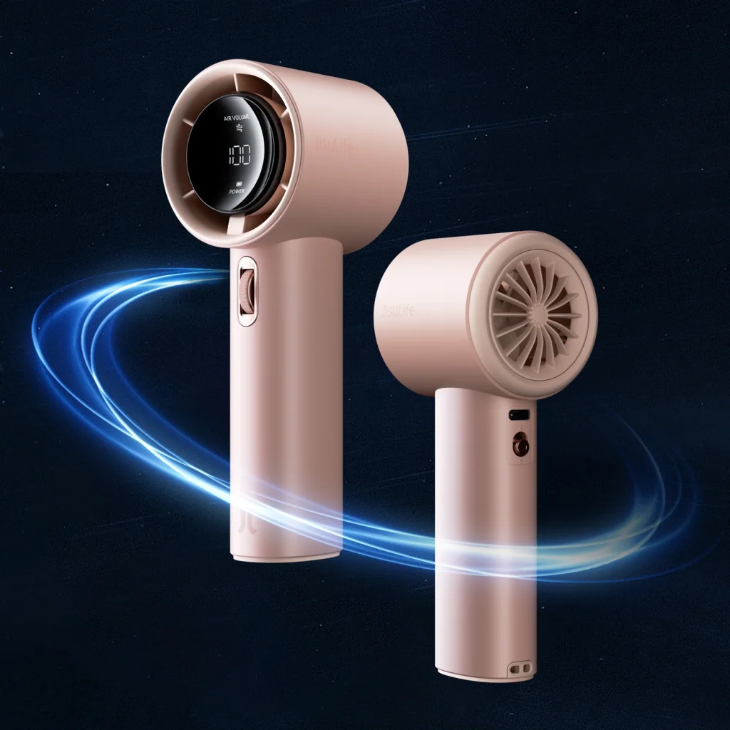 Вентилятор портативний Jisulife Handheld Fan Pro1 Pink EU