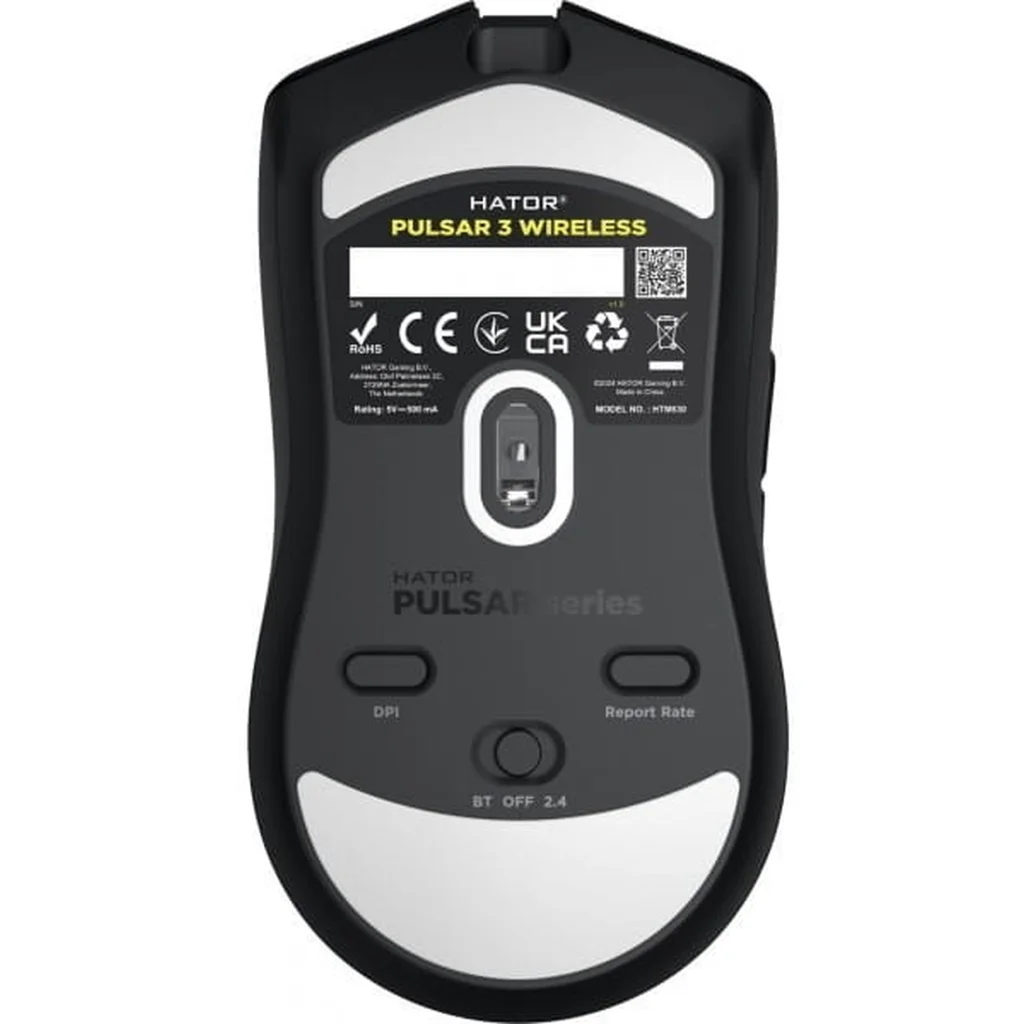 Мышь беспроводная Hator Pulsar 3 Wireless Black (HTM630)