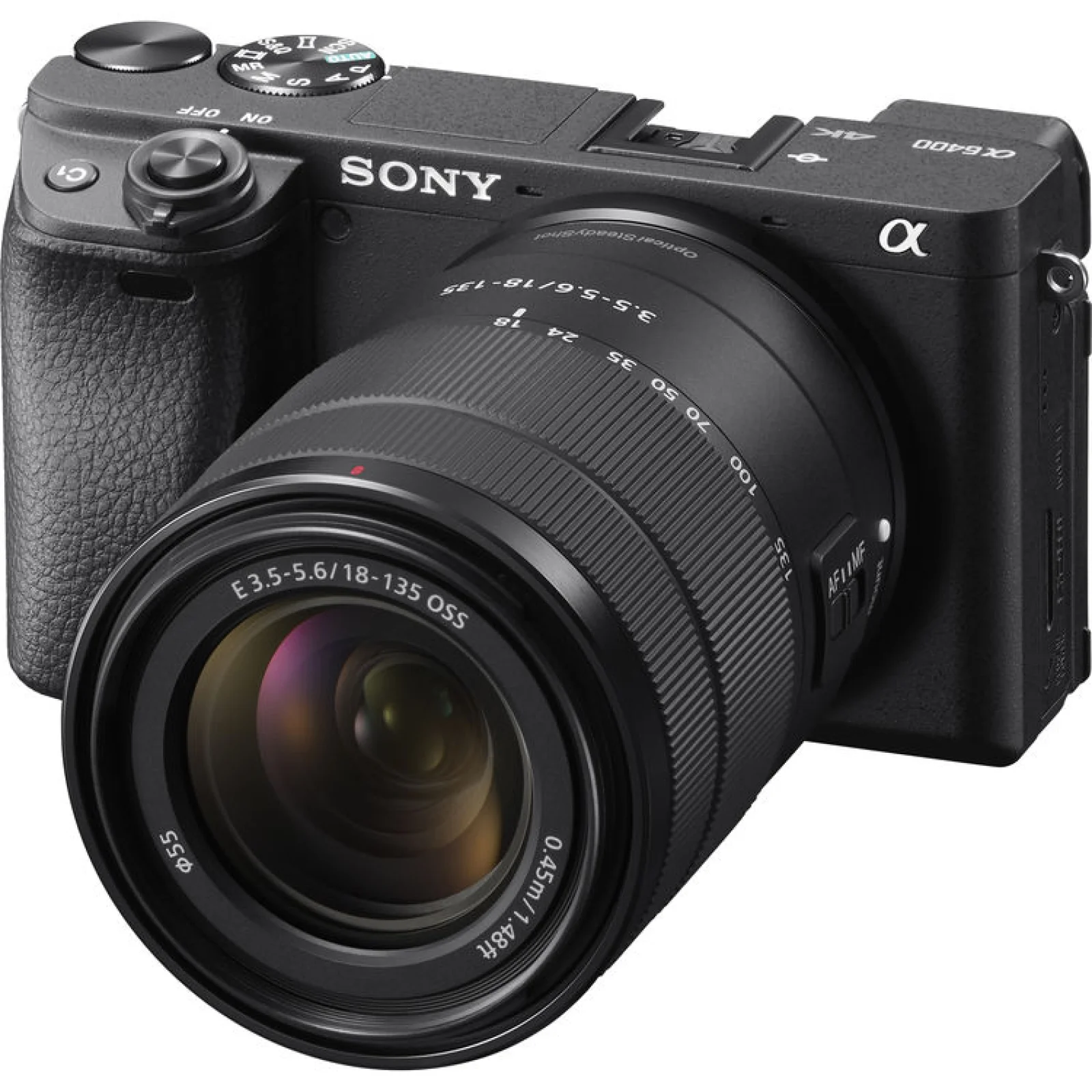 Беззеркальный фотоаппарат Sony Alpha A6400 kit (18-135mm) Black (ILCE6400MB.CEC)
