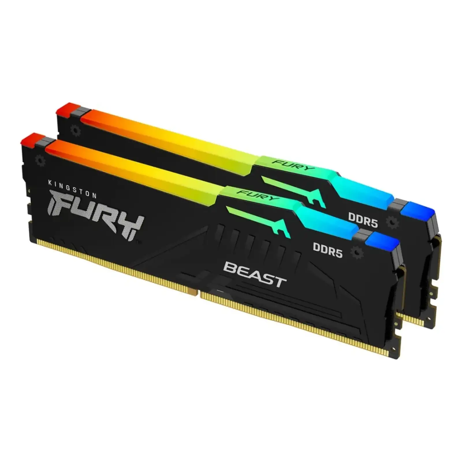 Оперативная память Kingston FURY 64 GB (2x32GB) DDR5 6000 MHz Beast RGB EXPO (KF560C36BBEAK2-64)