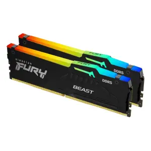 Оперативная память Kingston FURY 64 GB (2x32GB) DDR5 6000 MHz Beast RGB EXPO (KF560C36BBEAK2-64)