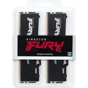 Оперативная память Kingston FURY 64 GB (2x32GB) DDR5 6000 MHz Beast RGB EXPO (KF560C36BBEAK2-64)