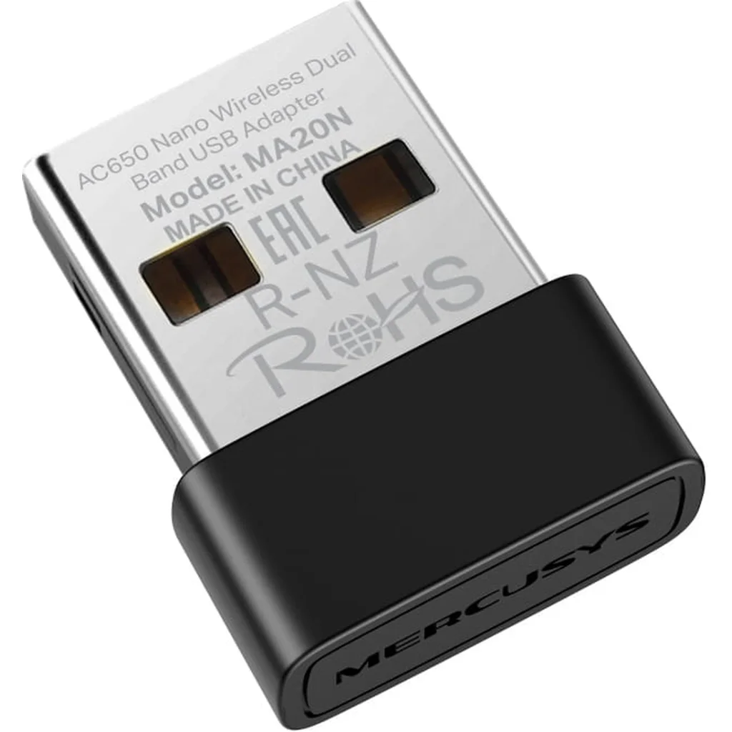 Wi-Fi адаптер Mercusys MA20N AC650 UA