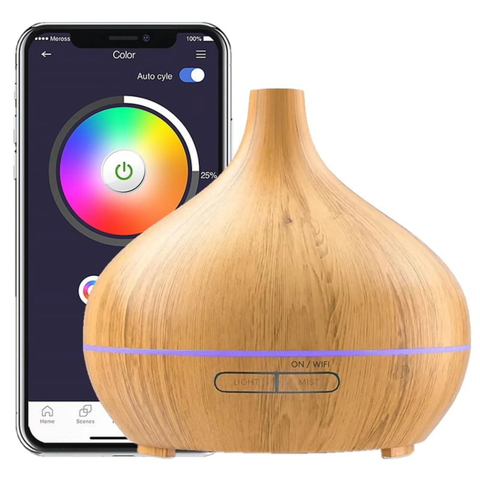 Аромадифузор умный Meross Wi-Fi Essential Oil Diffuser (MOD150HK)