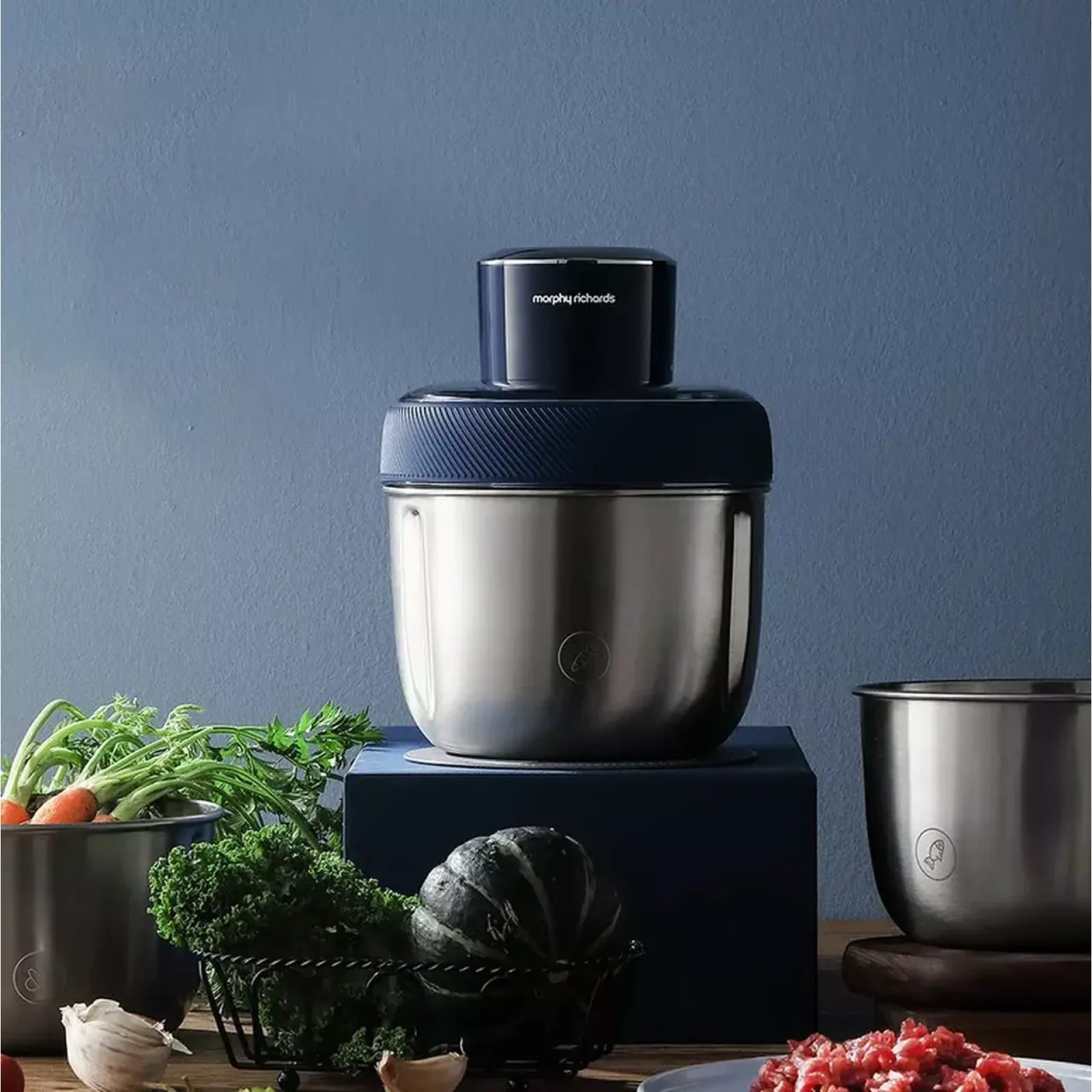 Измельчитель-мясорубка Xiaomi Morphy Richards Food Processor (вилка USA) Blue (MR9401A)