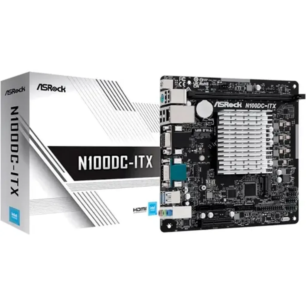 Материнская плата ASRock N100DC-ITX (Intel N100) UA