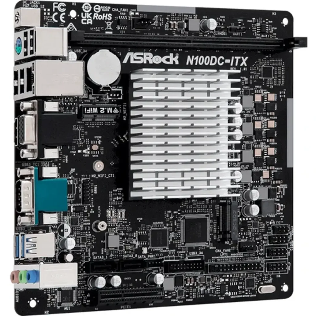 Материнская плата ASRock N100DC-ITX (Intel N100) UA