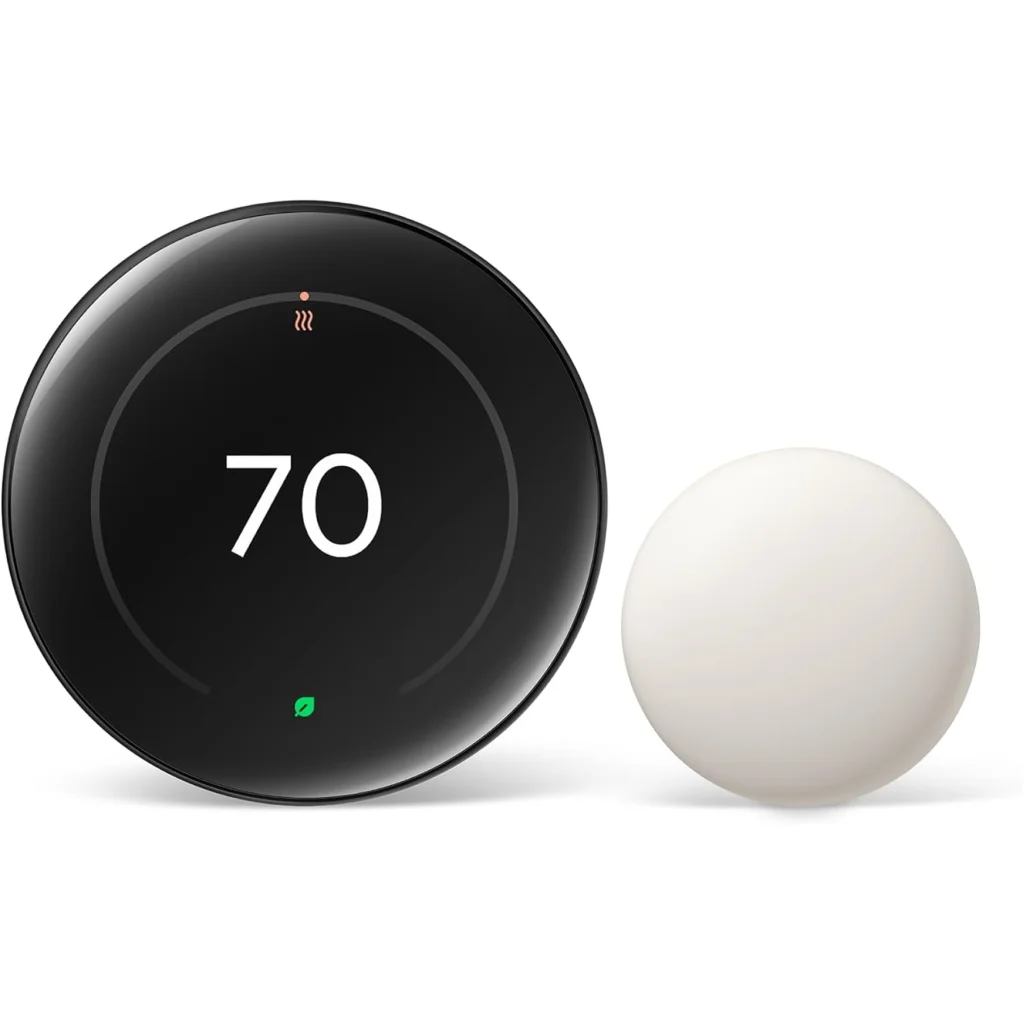 Термостат Google Nest Learning Thermostat (4th Gen, 2024) Polished Obsidian