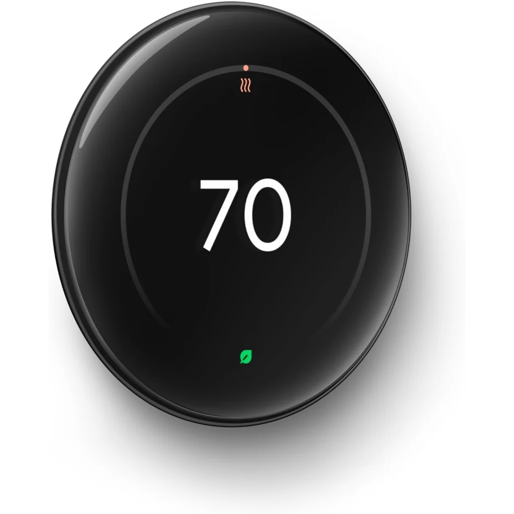 Термостат Google Nest Learning Thermostat (4th Gen, 2024) Polished Obsidian
