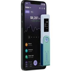 Криптогаманець Ledger Nano S Plus Pastel Green