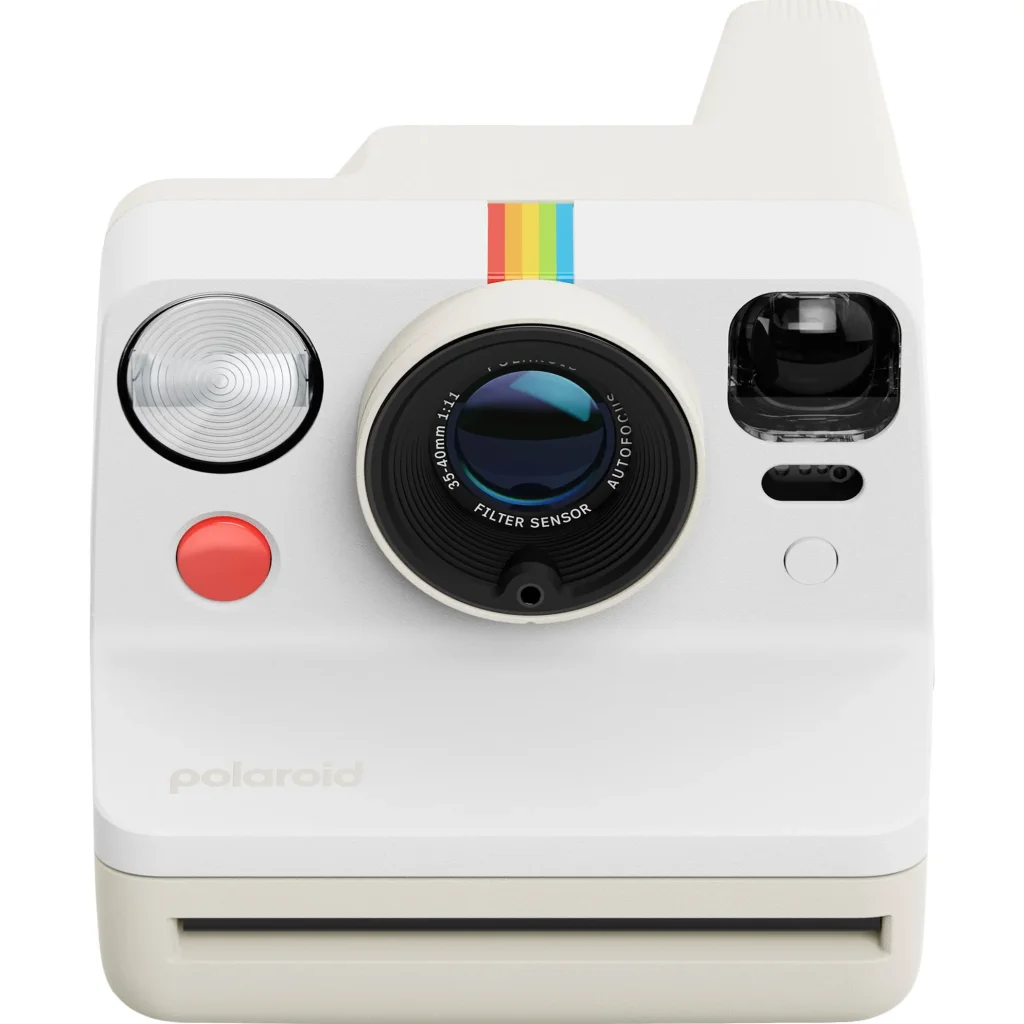 Фотокамера миттєвого друку Polaroid Now Gen 3 E-box Pebble White (006561)