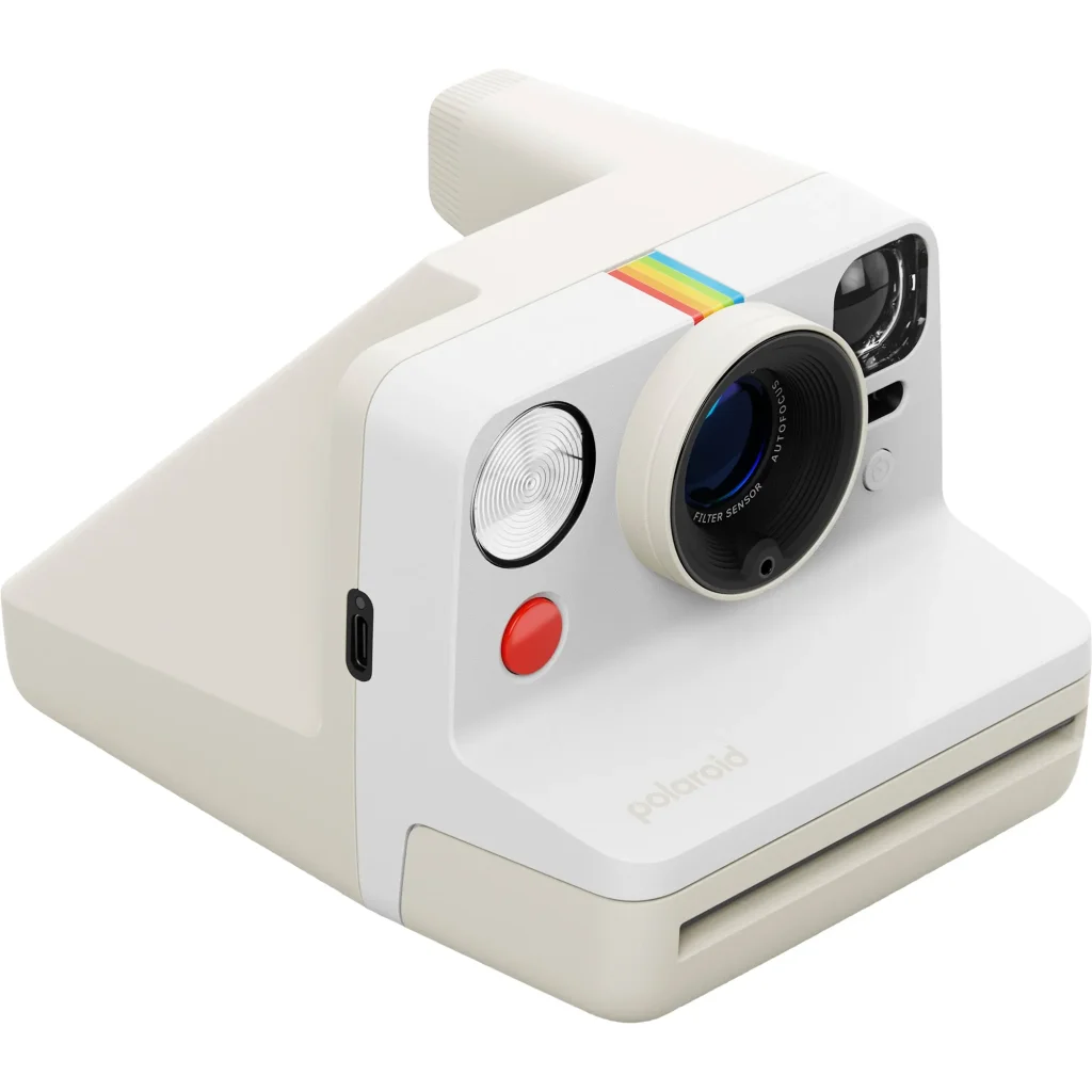 Фотокамера миттєвого друку Polaroid Now Gen 3 E-box Pebble White (006561)