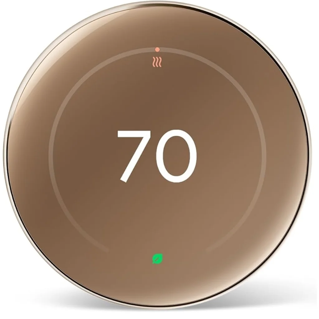 Термостат Google Nest Learning Thermostat (4th Gen, 2024) Polished Gold