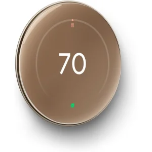 Термостат Google Nest Learning Thermostat (4th Gen, 2024) Polished Gold