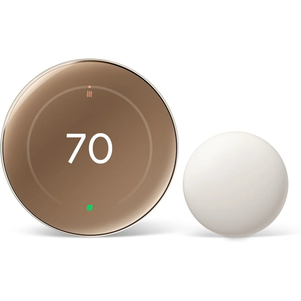 Термостат Google Nest Learning Thermostat (4th Gen, 2024) Polished Gold