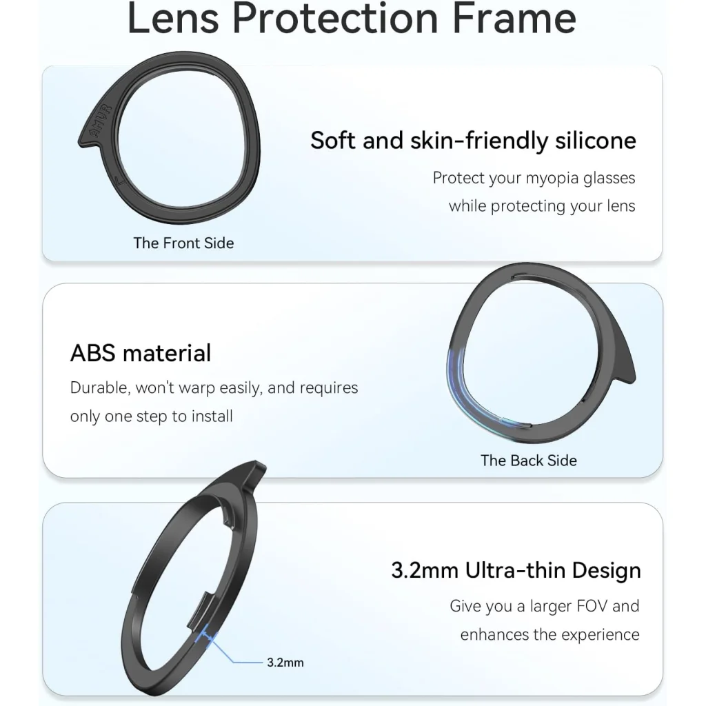 Прокладка AMVR Anti-Scratch Glasses Spacer and Lens Cover for Quest 3 (Q3GB1)