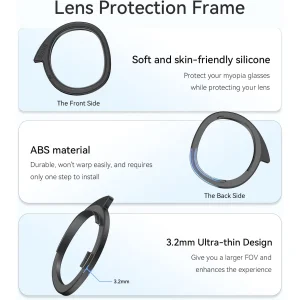 Прокладка AMVR Anti-Scratch Glasses Spacer and Lens Cover for Quest 3 (Q3GB1)