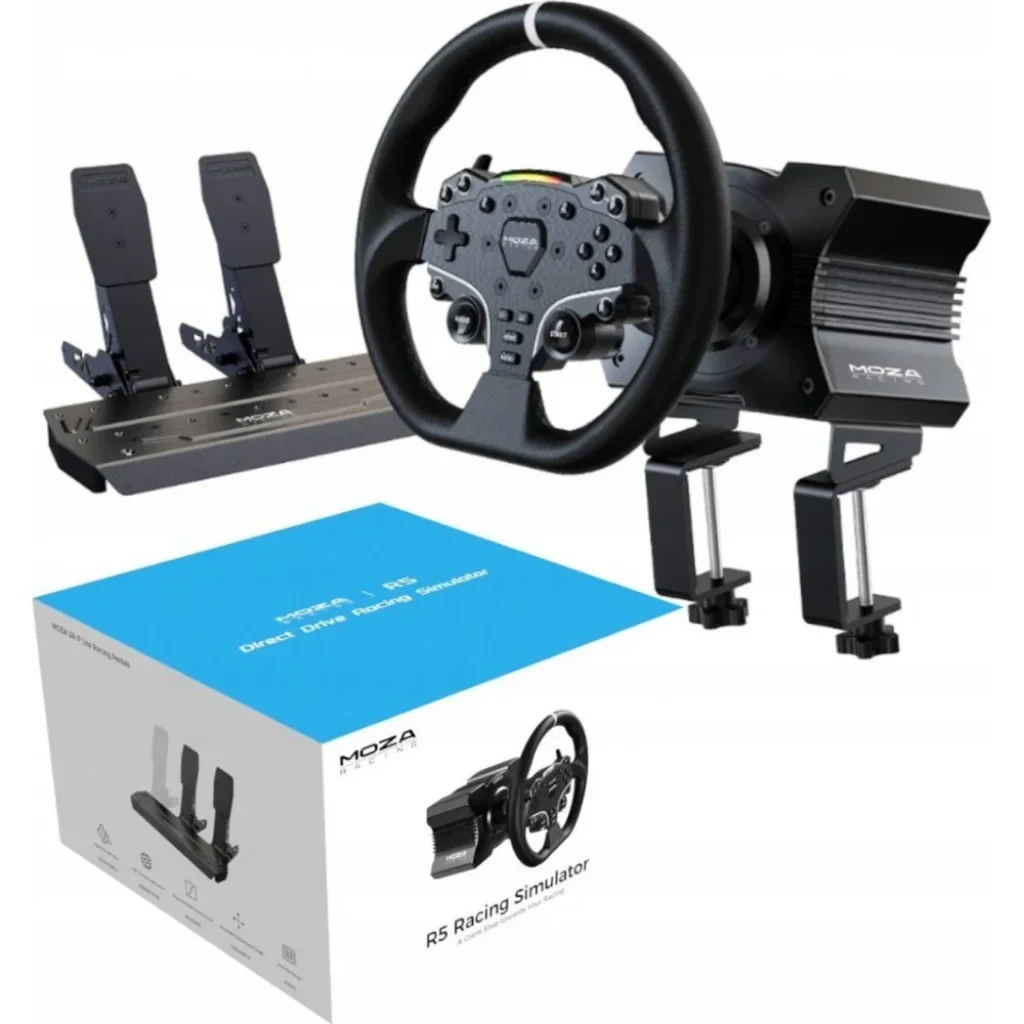 Комплект (кермо, педалі) MOZA Racing R5 Racing Set (RS20)