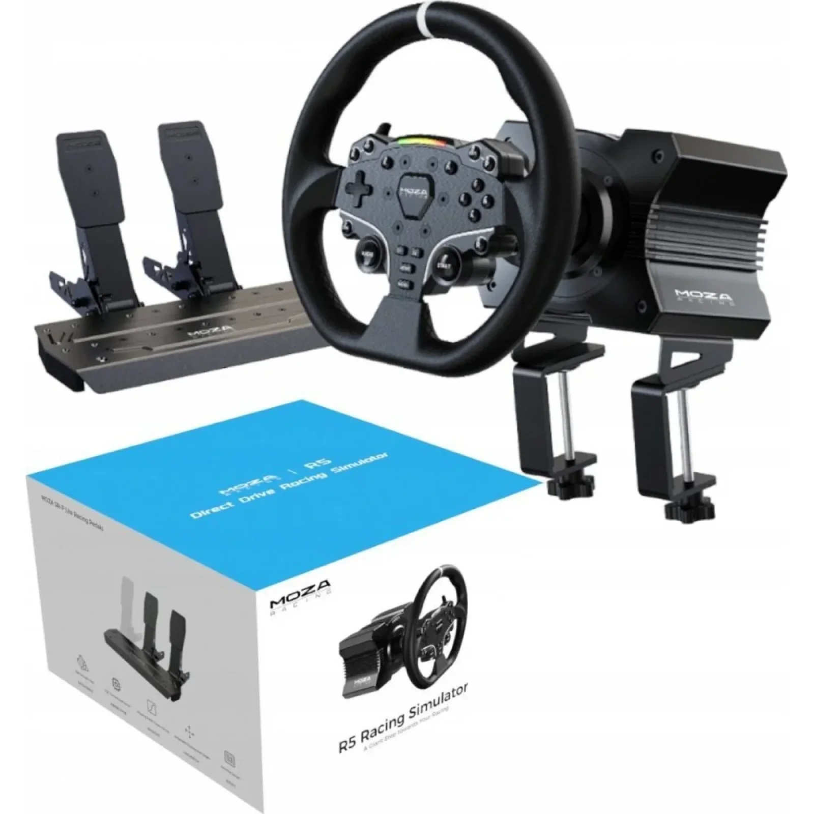 Комплект (кермо, педалі) MOZA Racing R5 Racing Set (RS20)