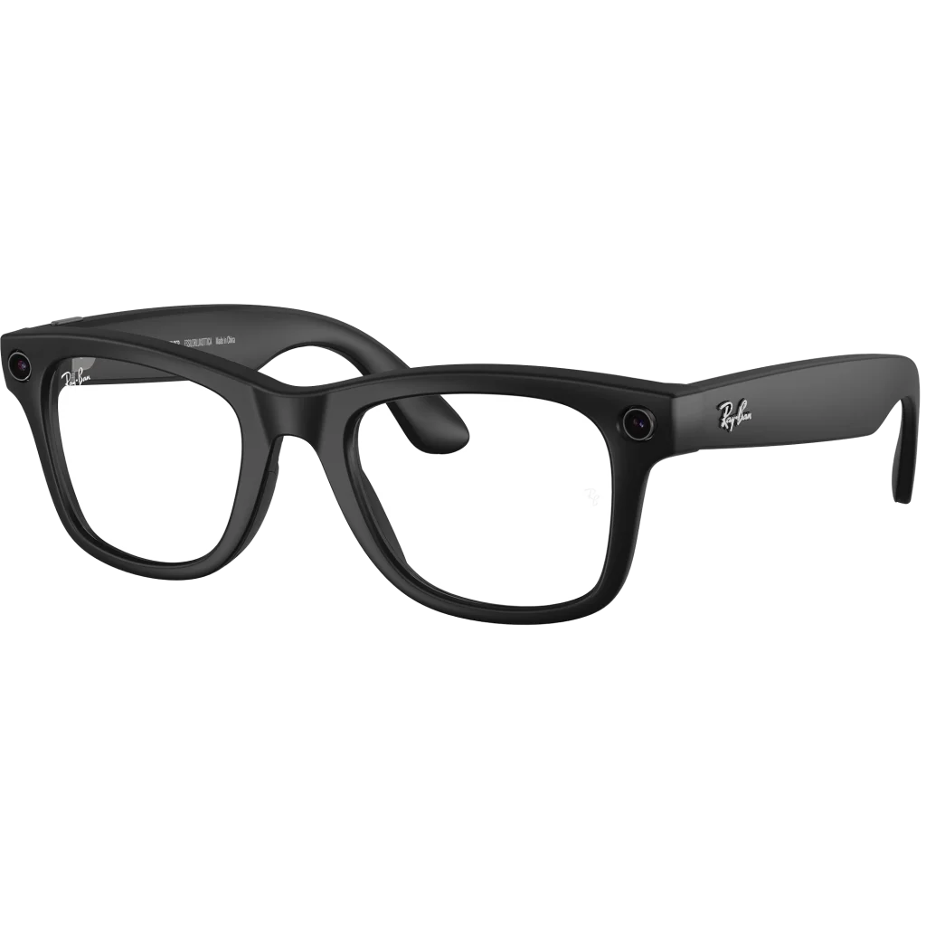 Смарт-очки Ray-Ban Meta Wayfarer Standard - Matte Black / Clear to Graphite Green Transitions (RW4006 601S1M 50-22)