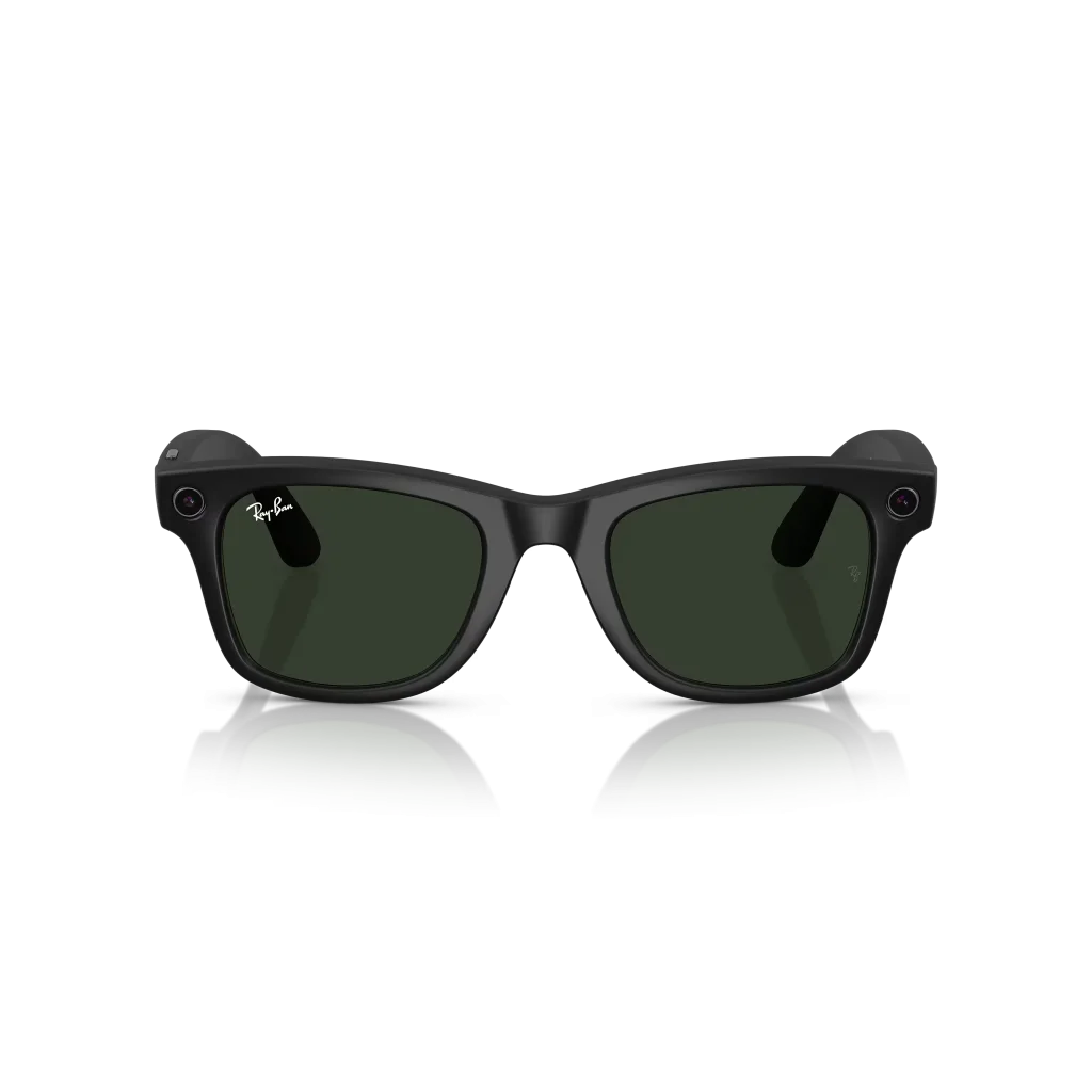 Смарт-очки Ray-Ban Meta Wayfarer Standard - Matte Black / Clear to Graphite Green Transitions (RW4006 601S1M 50-22)
