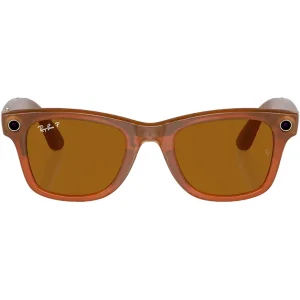 Смарт-очки Ray-Ban Meta Wayfarer Shiny Caramel Frame Brown Lenses (RW4006 670683 50-22)