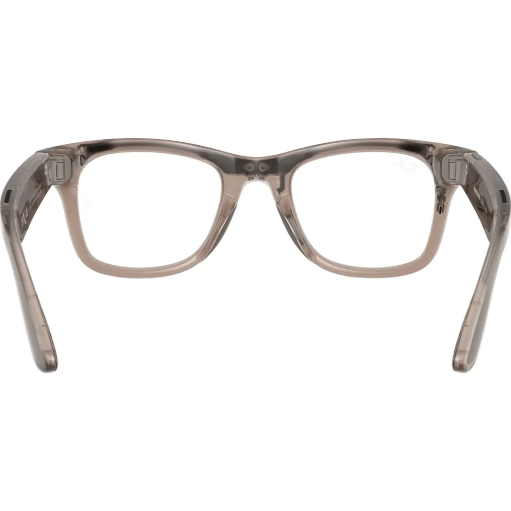 Смарт-очки Ray-Ban Meta Wayfarer Large - Clear Watermelon Red Transitions (RW4008 6705P5 53-22)