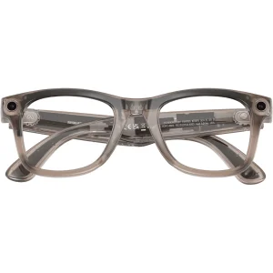 Смарт-очки Ray-Ban Meta Wayfarer Large - Clear Watermelon Red Transitions (RW4008 6705P5 53-22)