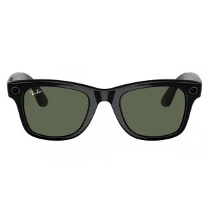Смарт-очки Ray-Ban Meta Wayfarer Large -Shiny Black G-15 Green (RW4008 601/7153-22)