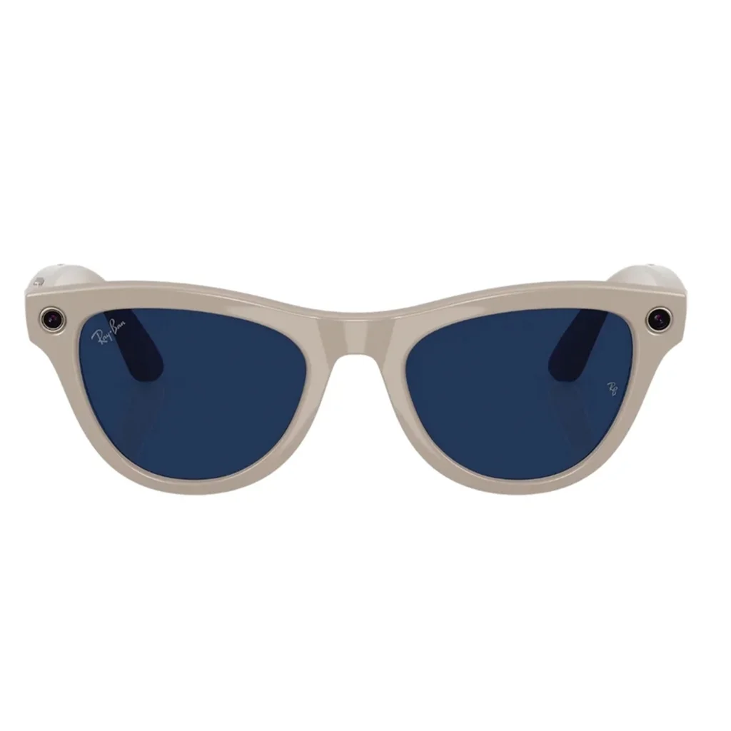 Смарт-очки Ray-Ban Meta Skyler Standard Shiny Chalky Gray / Clear Sapphire Transition (RW4010 6700MF 52-20)