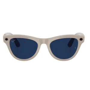 Смарт-очки Ray-Ban Meta Skyler Standard Shiny Chalky Gray / Clear Sapphire Transition (RW4010 6700MF 52-20)
