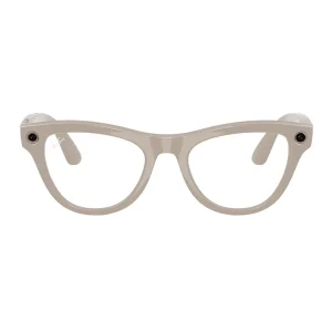 Смарт-очки Ray-Ban Meta Skyler Standard Shiny Chalky Gray / Clear Sapphire Transition (RW4010 6700MF 52-20)