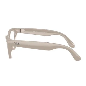 Смарт-очки Ray-Ban Meta Skyler Standard Shiny Chalky Gray / Clear Sapphire Transition (RW4010 6700MF 52-20)