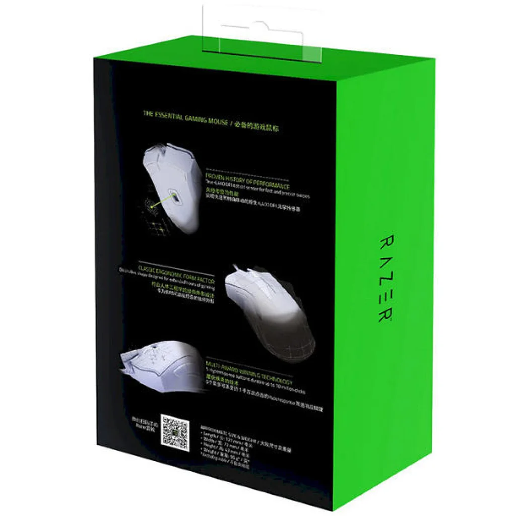 Мышь Razer DeathAdder Essential White (RZ01-03850200-R3U1)