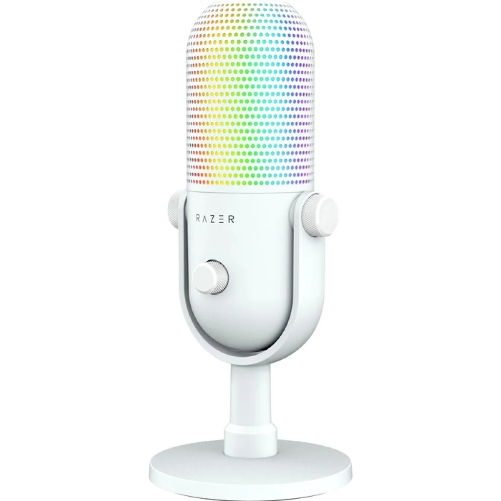 Мікрофон Razer Seiren V3 Chroma White (RZ19-05060200-R3M1)