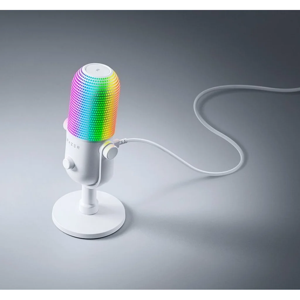 Мікрофон Razer Seiren V3 Chroma White (RZ19-05060200-R3M1)