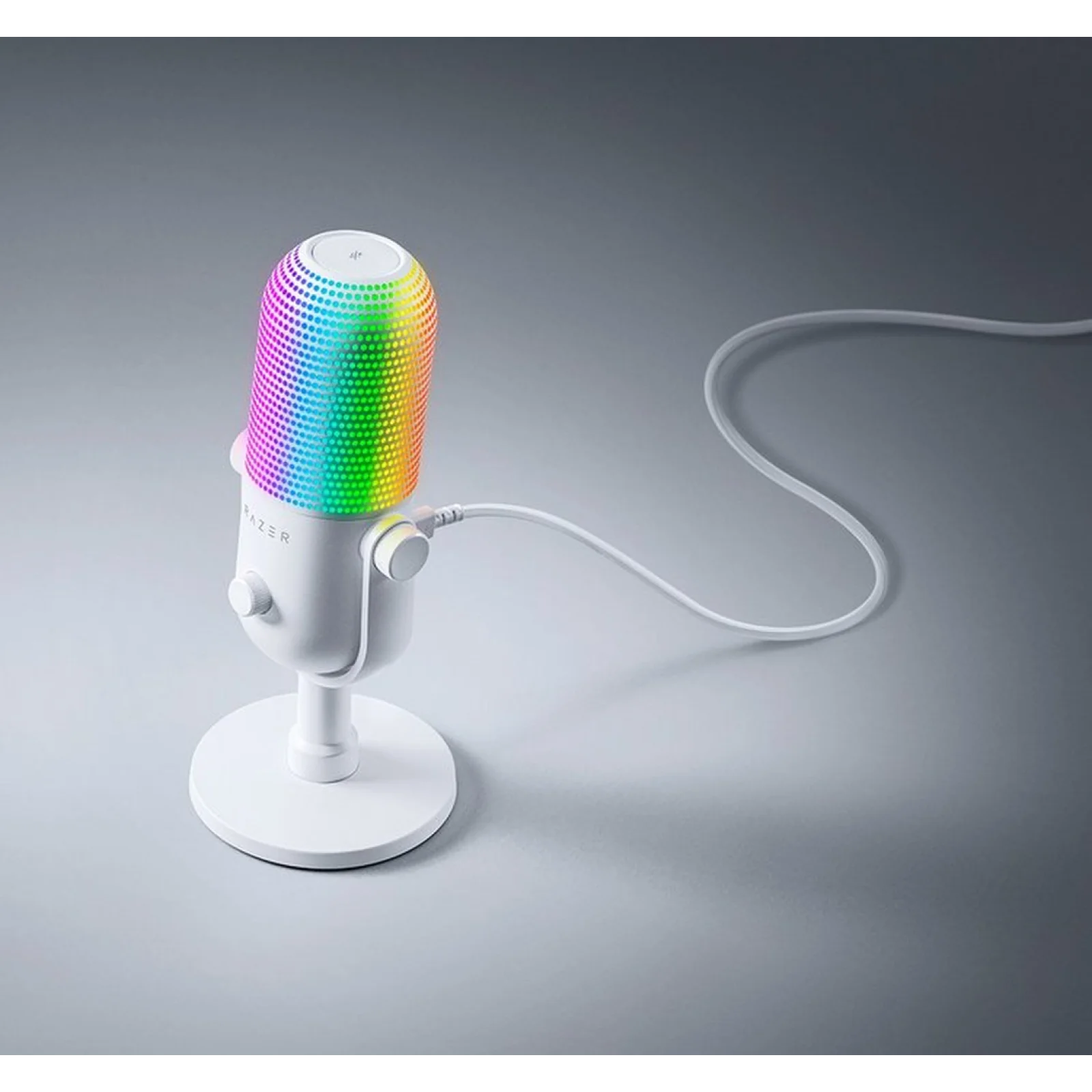 Мікрофон Razer Seiren V3 Chroma White (RZ19-05060200-R3M1)