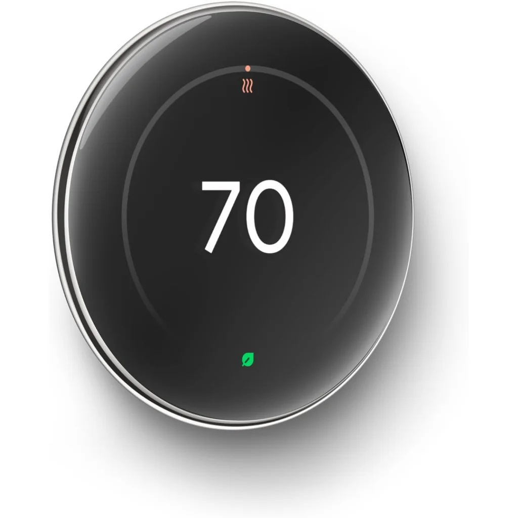 Термостат Google Nest Learning Thermostat (4th Gen, 2024) Polished Silver