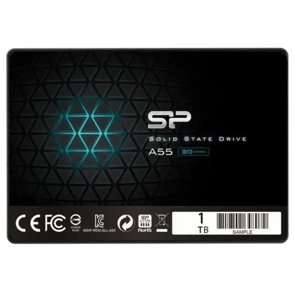 SSD накопитель Silicon Power Ace A55 1 TB (FBE-SU001TBSS3A55S25EU, SP001TBSS3A55S25)
