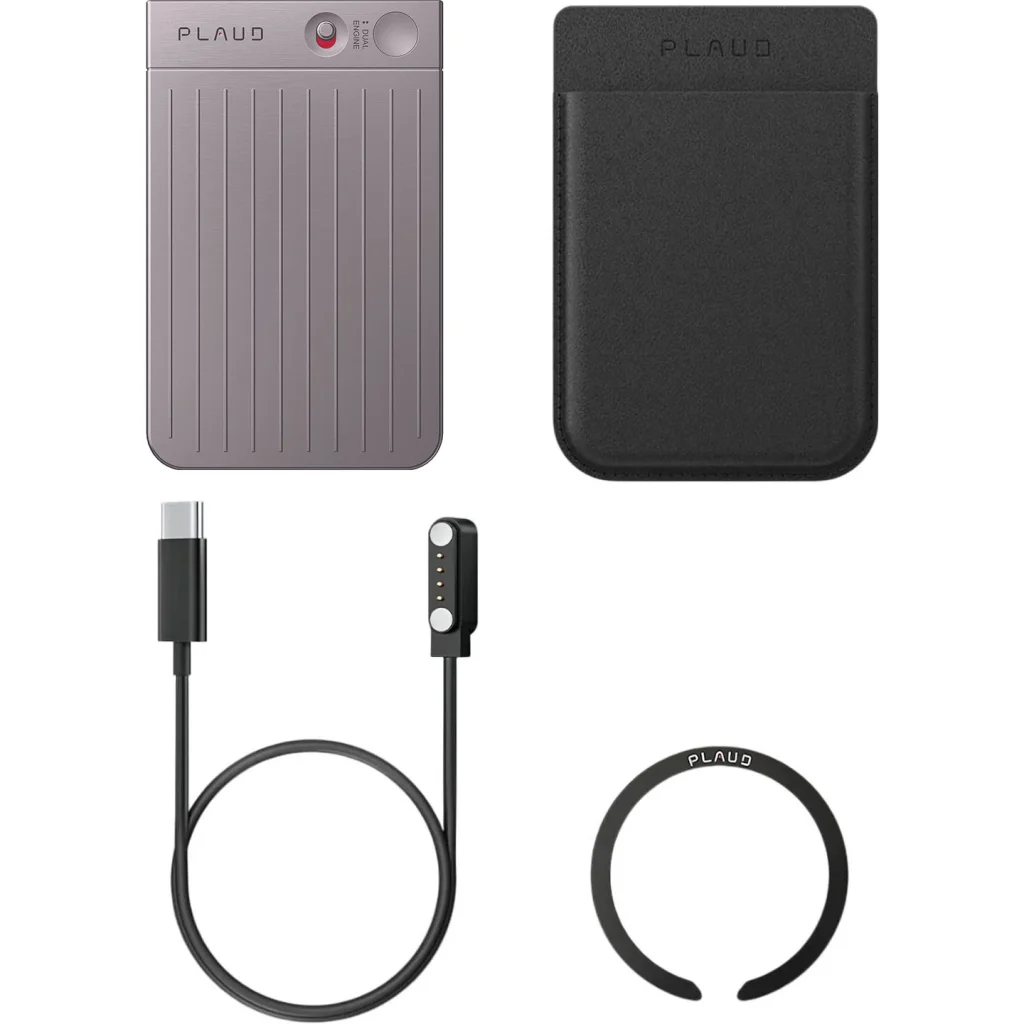 Диктофон Plaud Note ChatGPT Empowered AI Voice Recorder Starlight